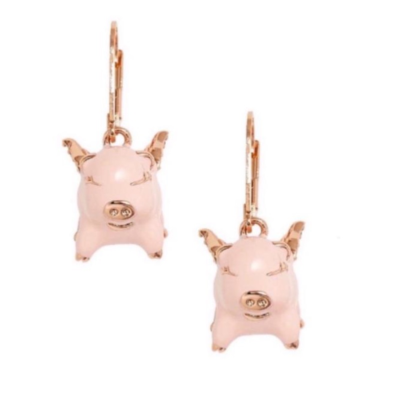 78 Kate Spade Imagination Flying Pig Earrings 32$